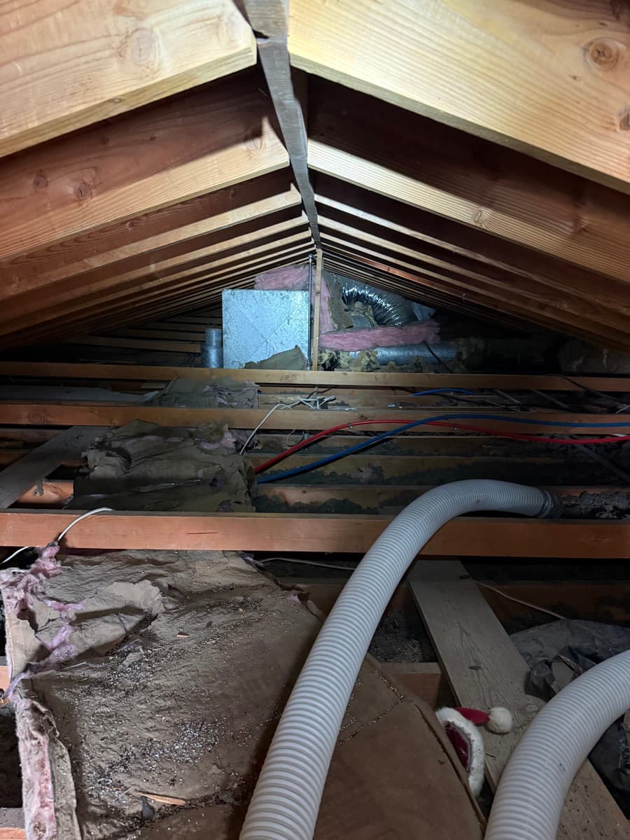 Before: Attic Insulation Upgrade, Tucson by Arizona Attic Pros