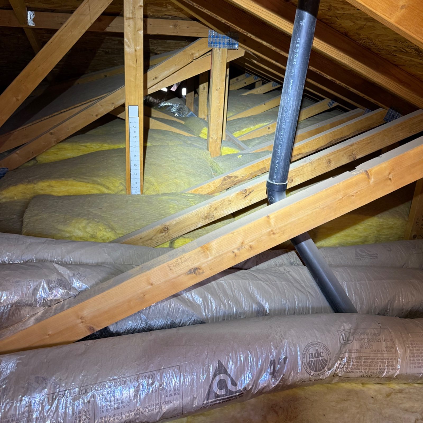This Tucson attic was hitting 177degrees before we performed our work!